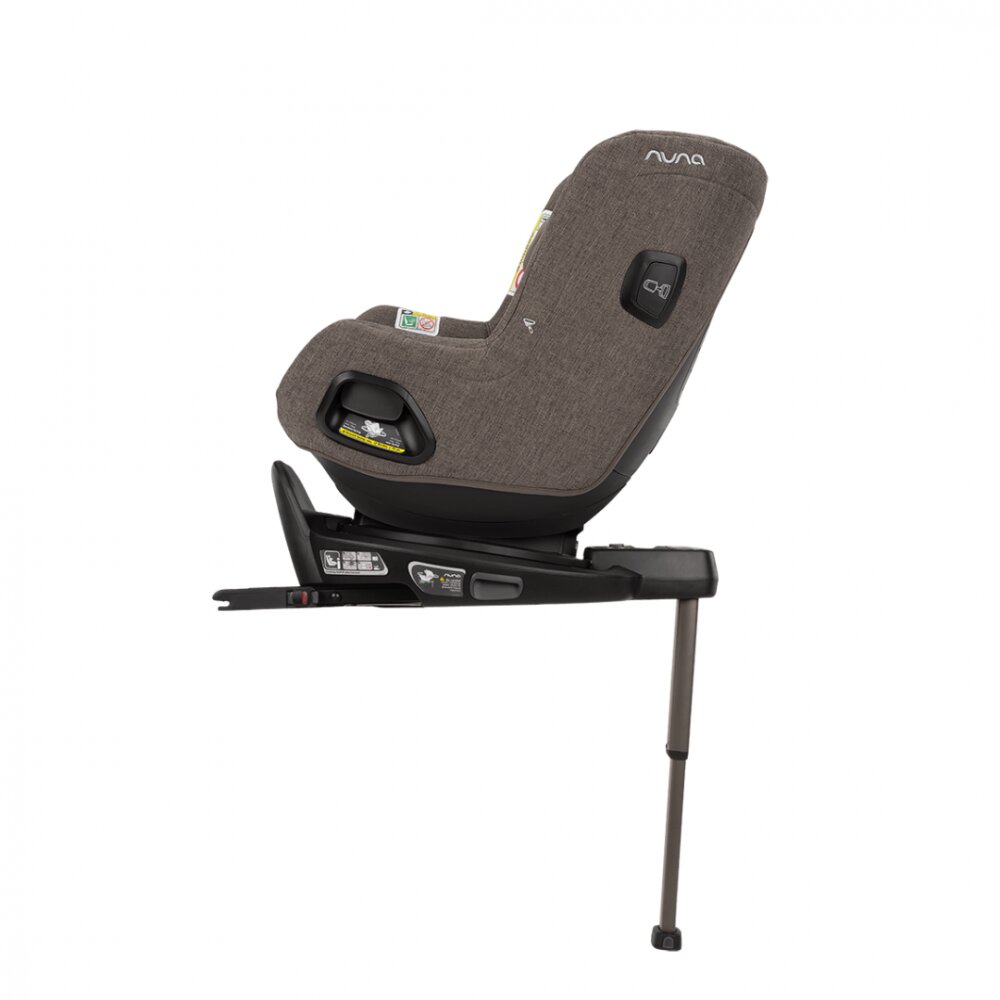 NUNA Set scaun auto rotativ i-Size TODL next Chestnut 40-105 cm + baza isofix BASE next i-Size