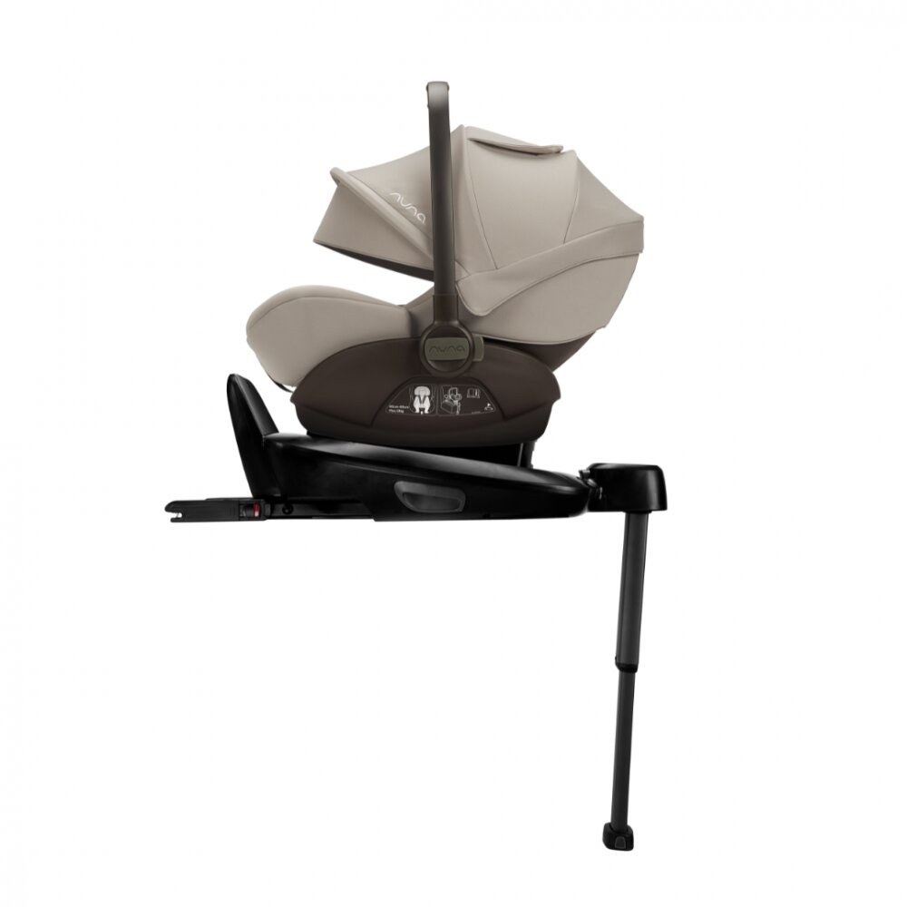 NUNA Set scoica auto i-size ARRA Next Hazelwood + Baza isofix BASE next i-Size pentru ARRA next testata ADAC