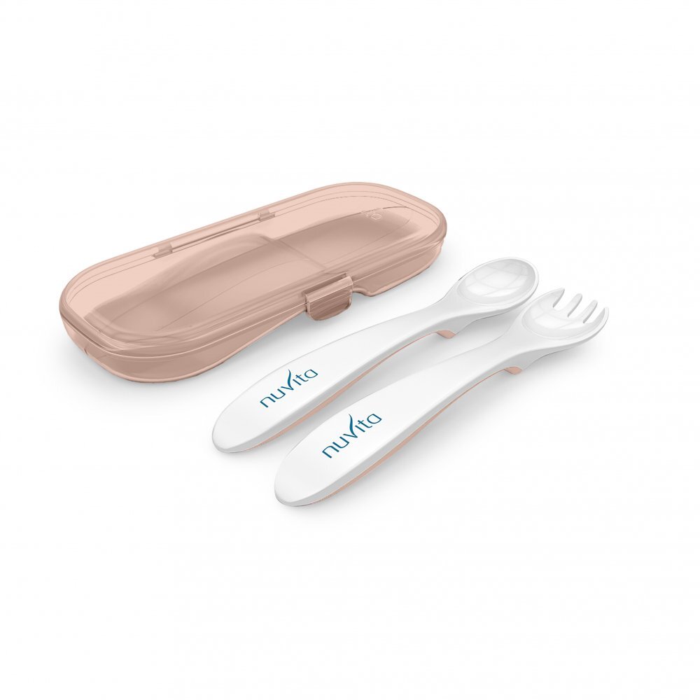 NUVITA Tacamuri de calatorie in cutie Easy Eating English Rose