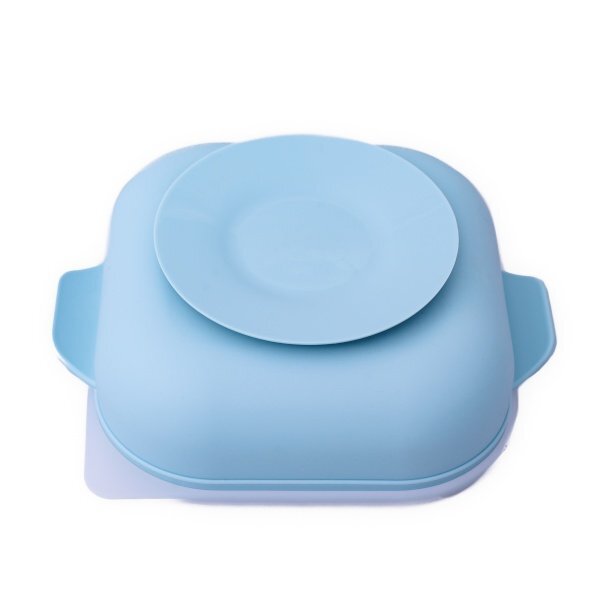 Oaki Set diversificare complet pentru copii din silicon Bleu