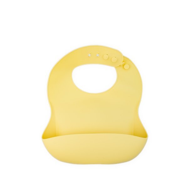 Oaki Set diversificare complet pentru copii din silicon Galben pal
