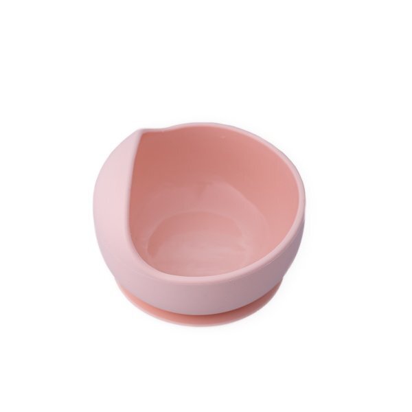 Oaki Set diversificare complet pentru copii din silicon Roz pal