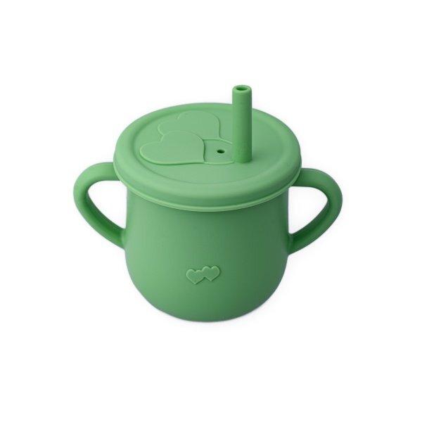 Oaki Set diversificare complet pentru copii din silicon Verde pal