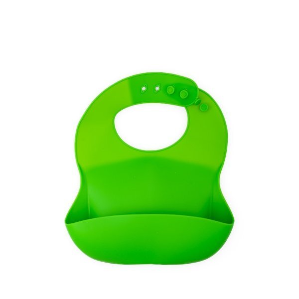 Oaki Set diversificare pentru copii Castron farfurie masinuta din bambus cu lingurita cana cu pai si baveta Verde