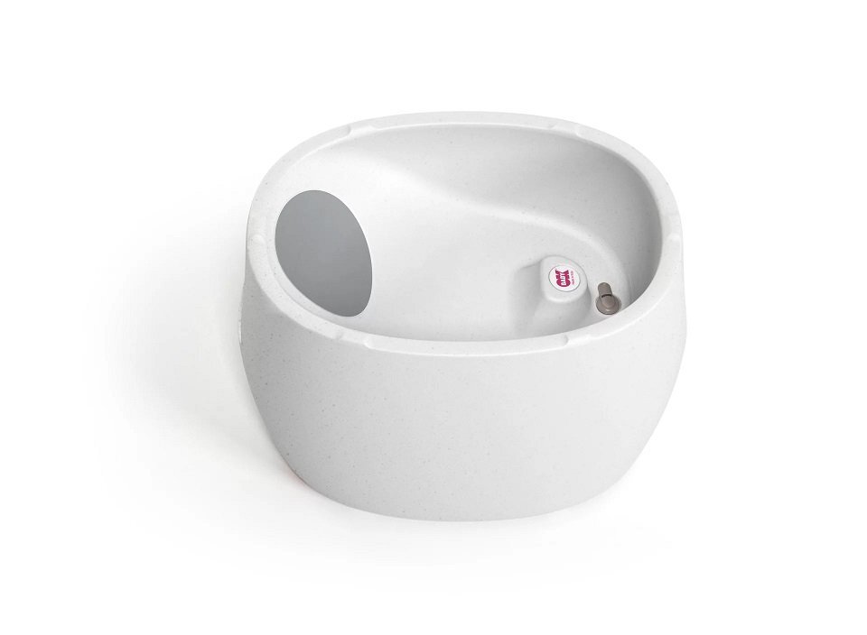 OKBaby Cada de baie multifunctionala pentru copii Unica Bath forma ergonomica cu Termometru incorporat manere de transport si dop cu cheie de siguranta pentru golire rapida