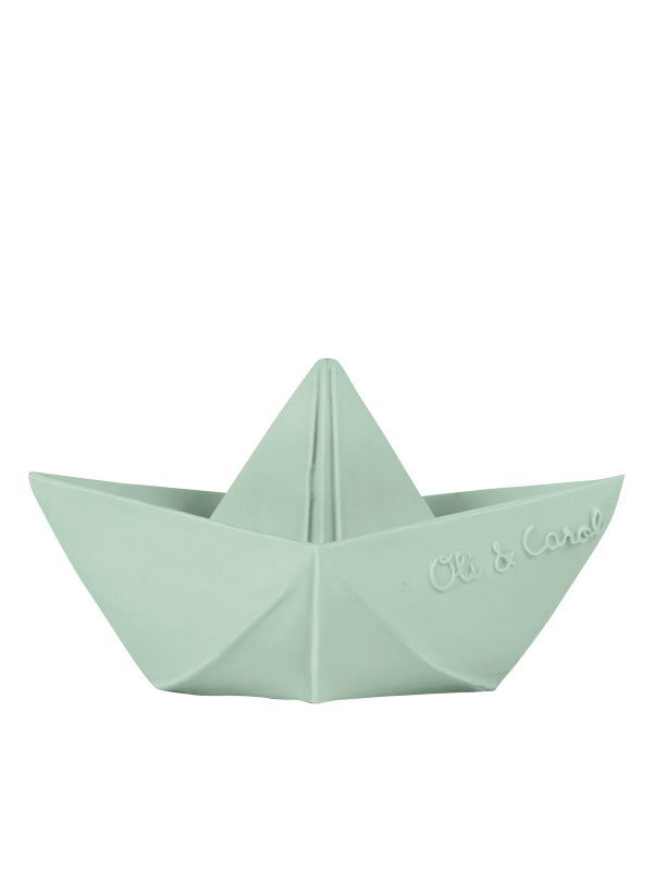 Oli&Carol Jucarie pentru baie Barcuta Origami menta