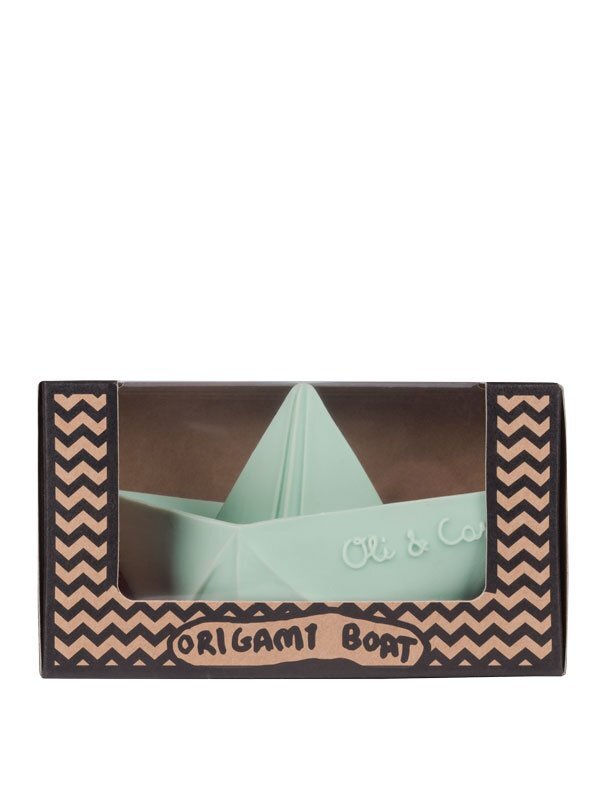 Oli&Carol Jucarie pentru baie Barcuta Origami menta