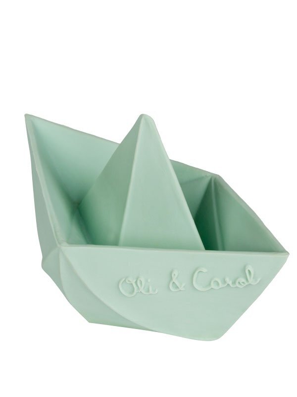 Oli&Carol Jucarie pentru baie Barcuta Origami menta