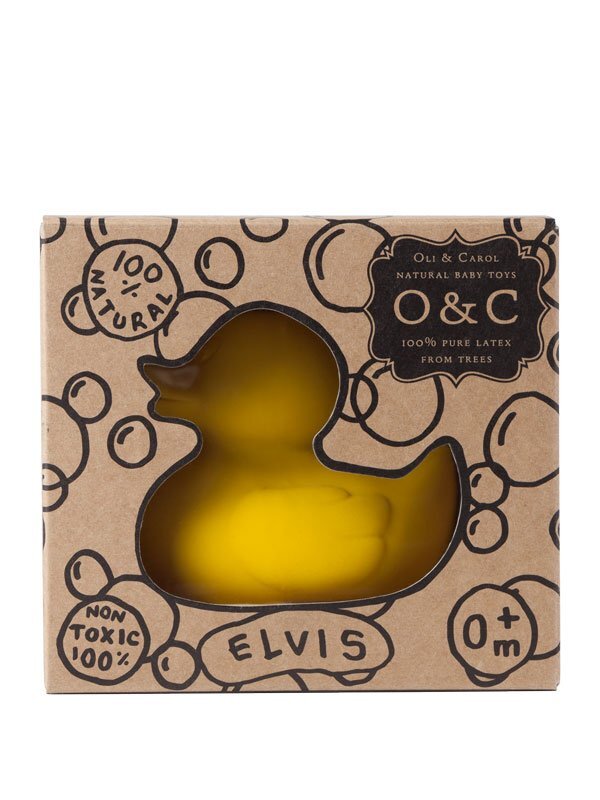 Oli&Carol Jucarie pentru baie Ratusca Elvis galbena