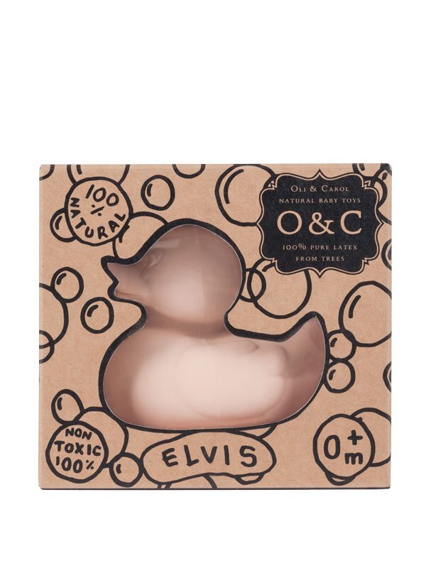 Oli&Carol Jucarie pentru baie Ratusca Elvis roz deschis