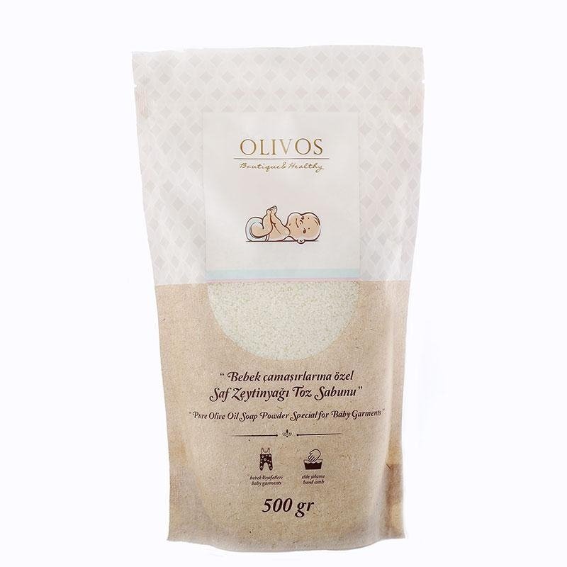 Olivos Detergent pudra de sapun cu ulei de masline pentru hainele bebelusilor 500 g