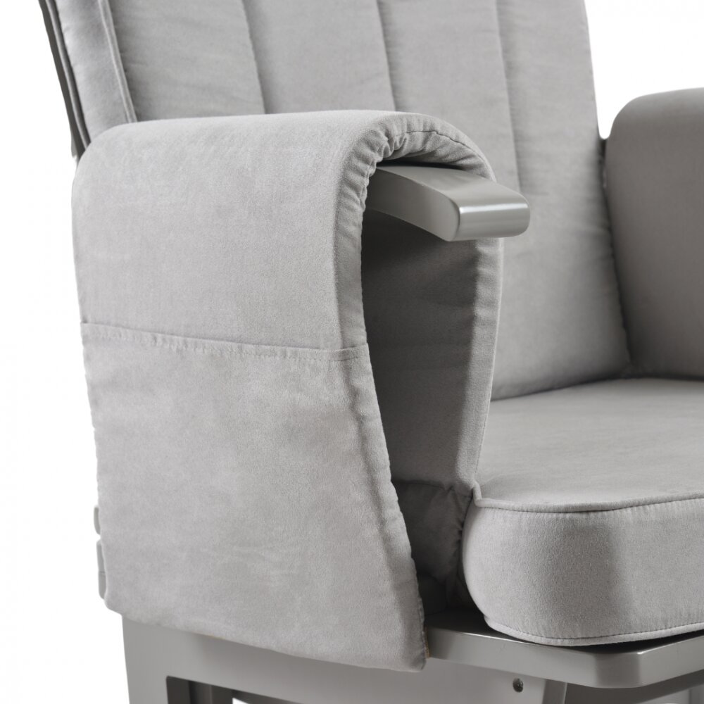 ONINO Fotoliu reglabill pentru alaptare cu suport de picioare Classic Pearl Gray