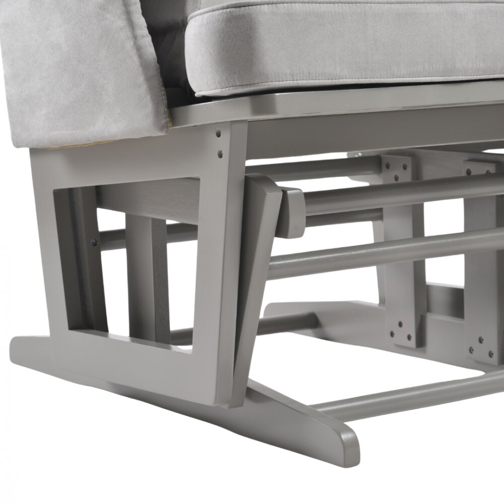 ONINO Fotoliu reglabill pentru alaptare cu suport de picioare Classic Pearl Gray