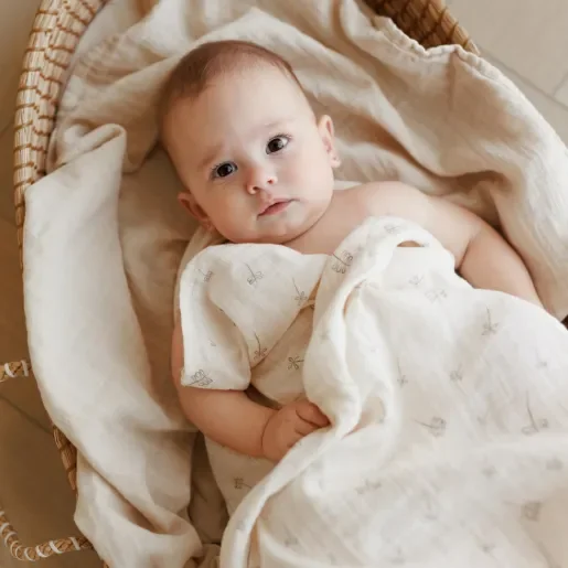 ONINO Muselina multifunctionala din bumbac organic 120 x 120 cm Snuggle.me Pure life