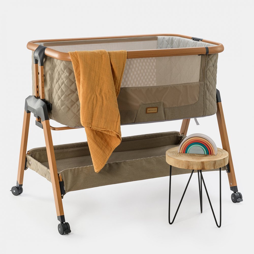 ONINO Patut co-sleeper Dream.me Misty taupe