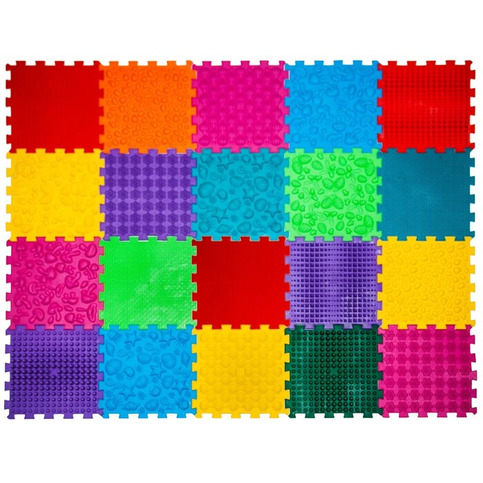 Ortek Set de 20 covorase senzoriale