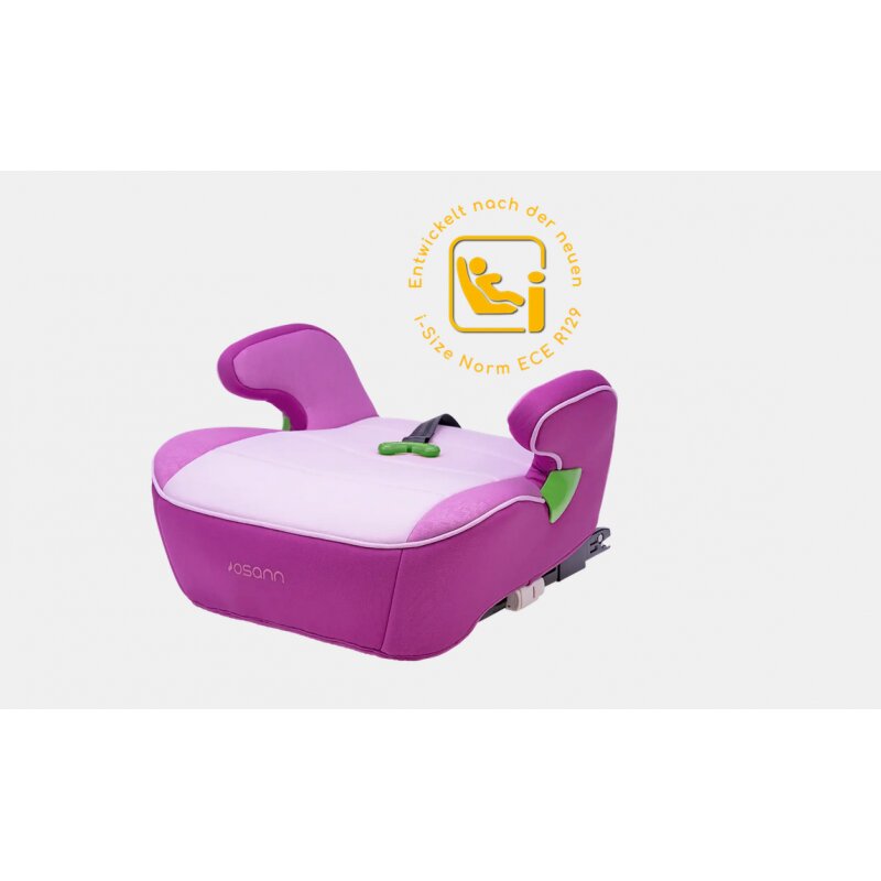 OSANN Inaltator auto Junior Isofix cu Gurtfix i-Size Pixel R129 berry