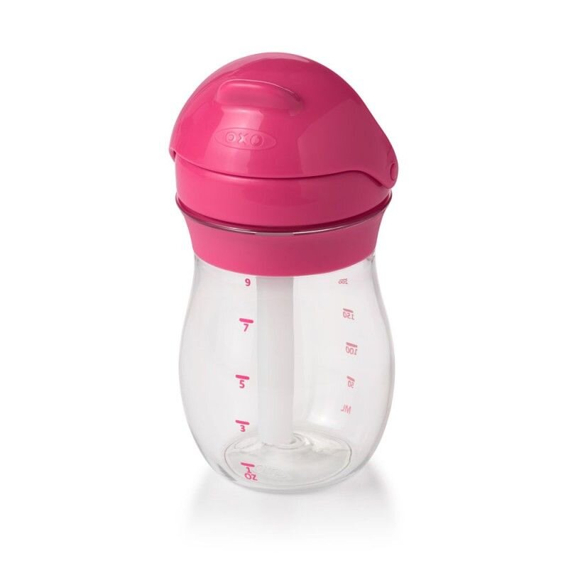 OXO tot Cana tranzitie cu pai pink 250 ml