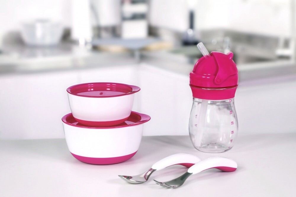 OXO tot Cana tranzitie cu pai pink 250 ml