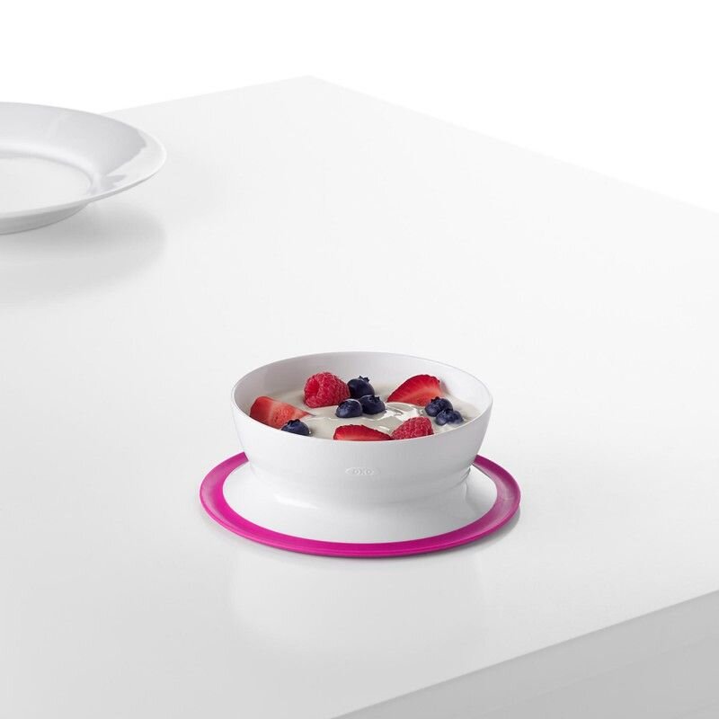 OXO tot Castron cu fixare prin suctiune roz