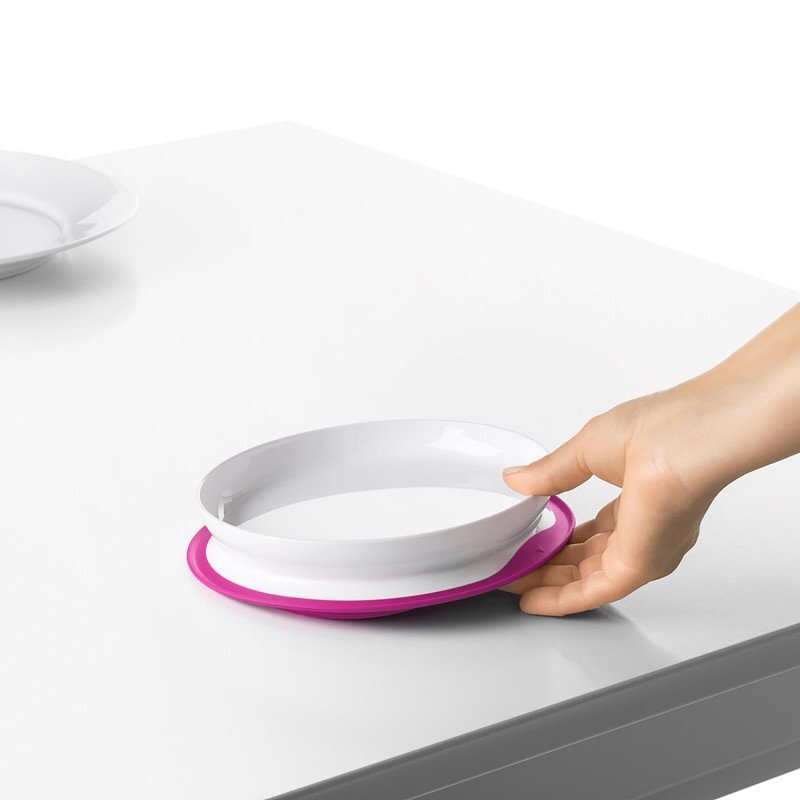 OXO tot Farfurie silicon roz