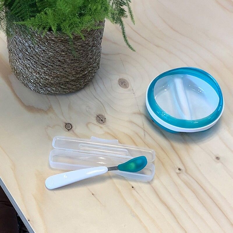 OXO tot Lingurita pentru calatorii teal