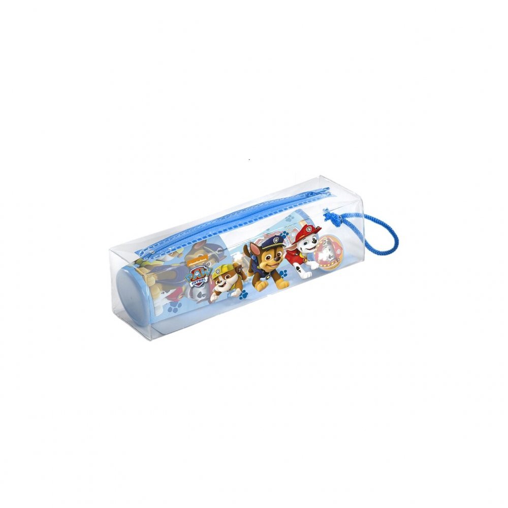 Paw Patrol Set ingrijire dentala pentru baieti pahar pasta de dinti periuta si etui