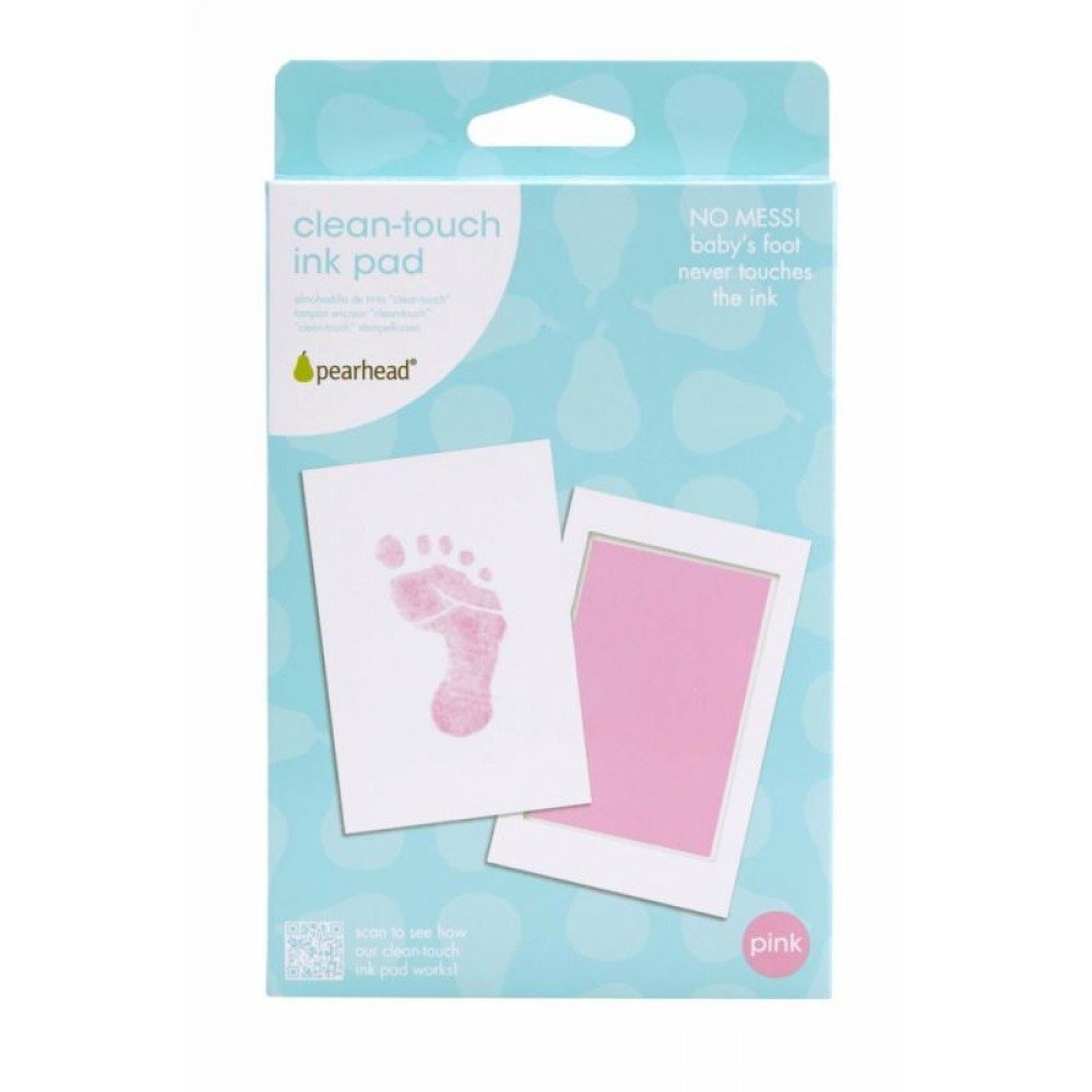 PEARHEAD Kit amprenta cu cerneala pentru piciorus roz