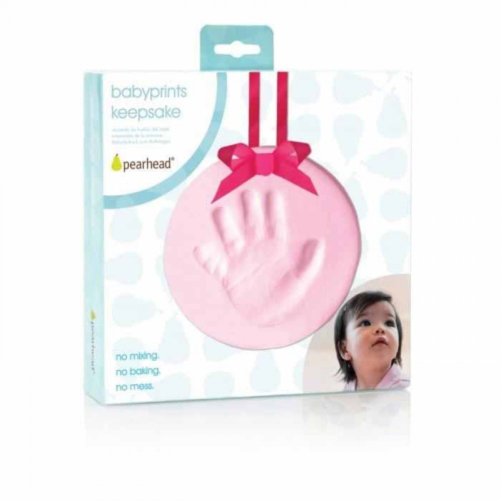 PEARHEAD Kit amprenta mulaj manuta sau piciorus Keepsake pink