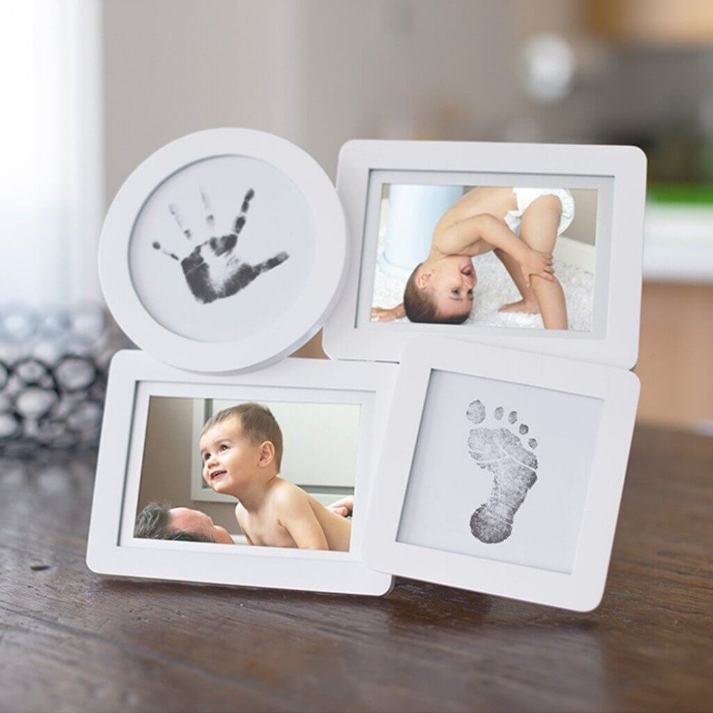 PEARHEAD Kit rama foto multipla cu amprente din cerneala pentru manuta si piciorus