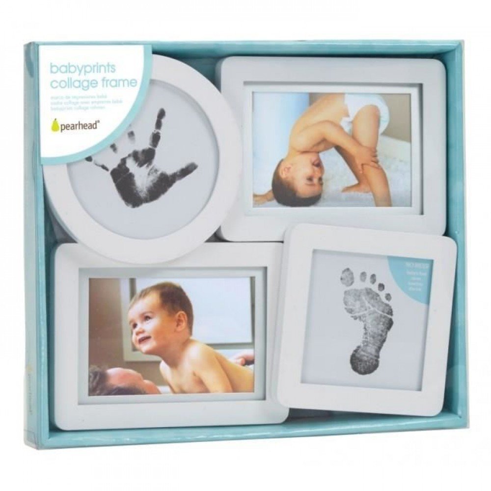 PEARHEAD Kit rama foto multipla cu amprente din cerneala pentru manuta si piciorus