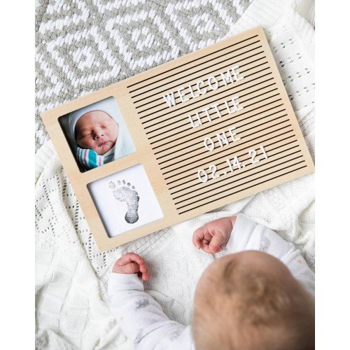 PEARHEAD Rama foto cu amprenta si litere pentru personalizare