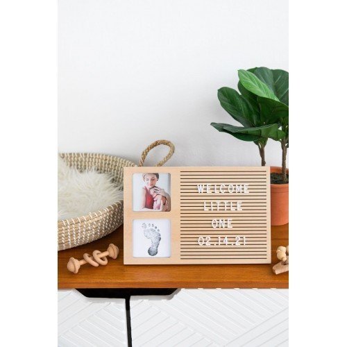 PEARHEAD Rama foto cu amprenta si litere pentru personalizare
