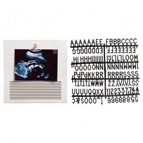 PEARHEAD Rama foto ecografie cu litere pentru personalizare