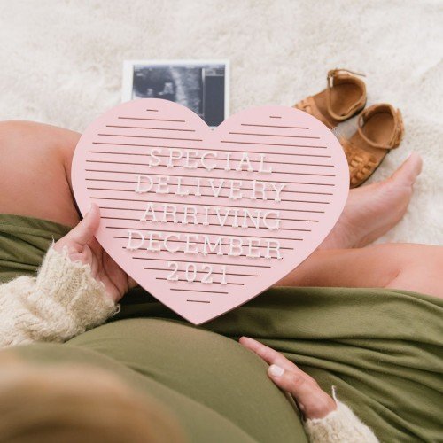 PEARHEAD Tabla decorativa inimioara cu litere pentru personalizare