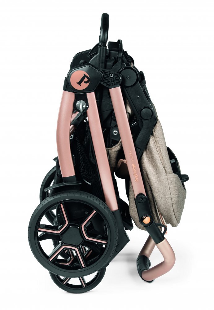 PEG-PEREGO Carucior 3 in 1 Peg Perego Book Lounge 0 - 22 kg Mon Amour Bej Roz i-Size