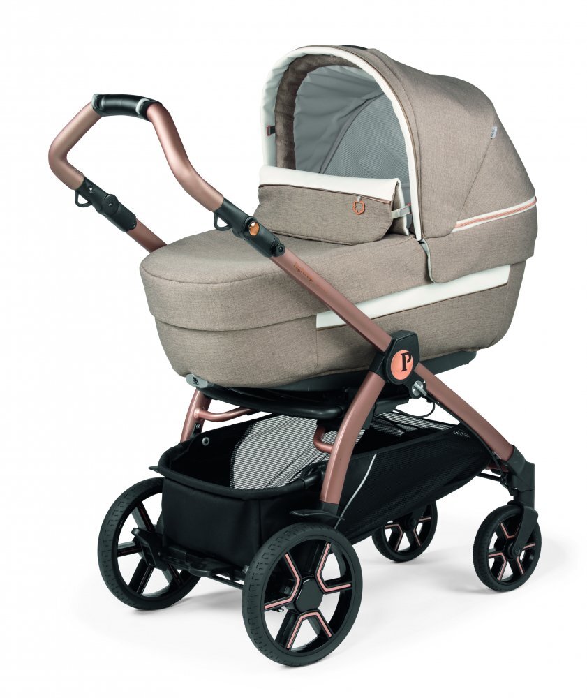 PEG-PEREGO Carucior 3 in 1 Peg Perego Book Lounge 0 - 22 kg Mon Amour Bej Roz i-Size