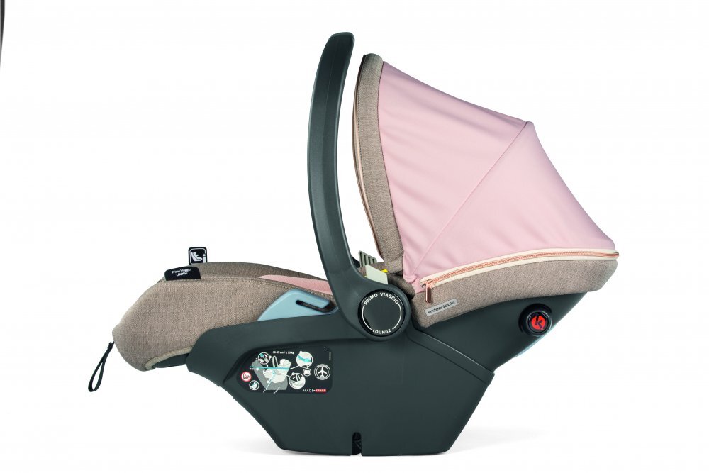 PEG-PEREGO Carucior 3 in 1 Peg Perego Book Lounge 0 - 22 kg Mon Amour Bej Roz i-Size