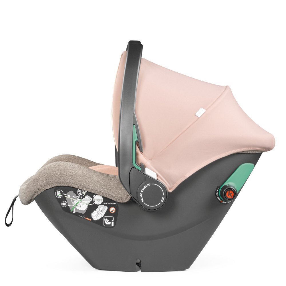 PEG-PEREGO Carucior 3 in 1 Peg Perego Veloce SLK 0 - 22 kg Mon Amour bej roz i-Size