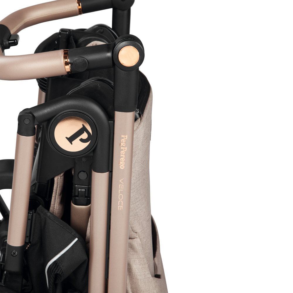 PEG-PEREGO Carucior 3 in 1 Peg Perego Veloce SLK 0 - 22 kg Mon Amour bej roz i-Size
