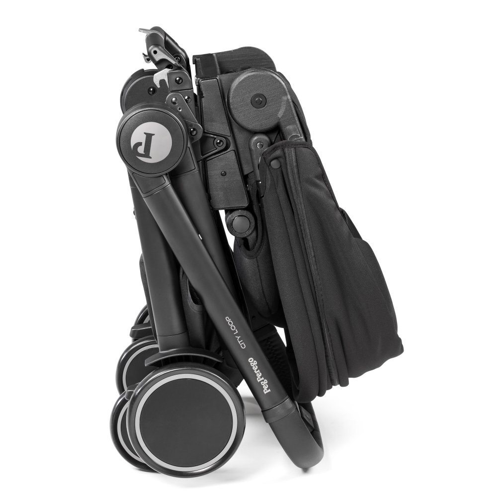 PEG-PEREGO Carucior pentru copii Peg Perego City Loop True Black 0-22 kg reversibil spatar reglabil suspensii