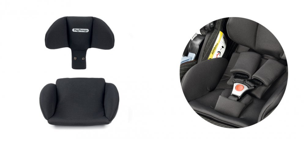 PEG-PEREGO Scaun auto Peg Perego i-Size Primoviaggio Lounge 500 NegruGri 40-87 cm 0-13 kg testat ADAC