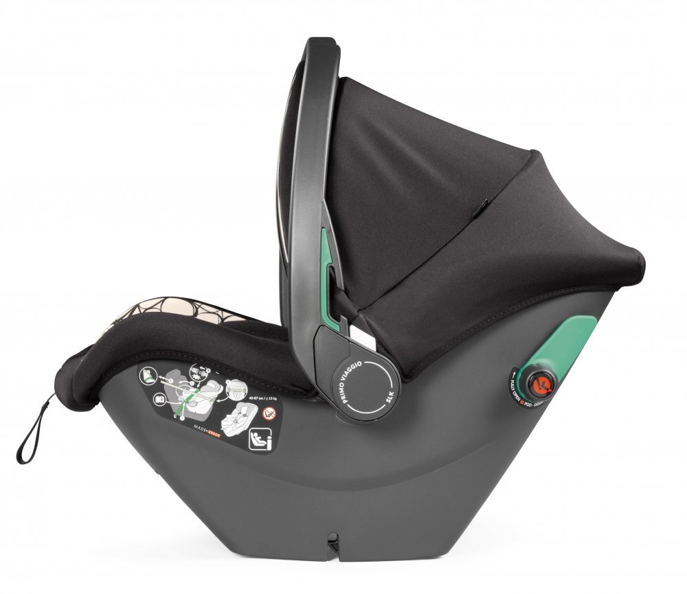 PEG-PEREGO Scaun auto Peg Perego i-size Primoviaggio SLK 0-13 kg Graphic Gold AlbNegru