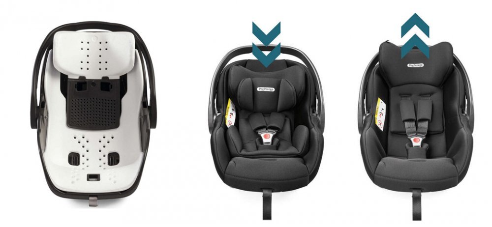 PEG-PEREGO Scaun auto Peg Perego i-size Primoviaggio SLK 0-13 kg Graphic Gold AlbNegru