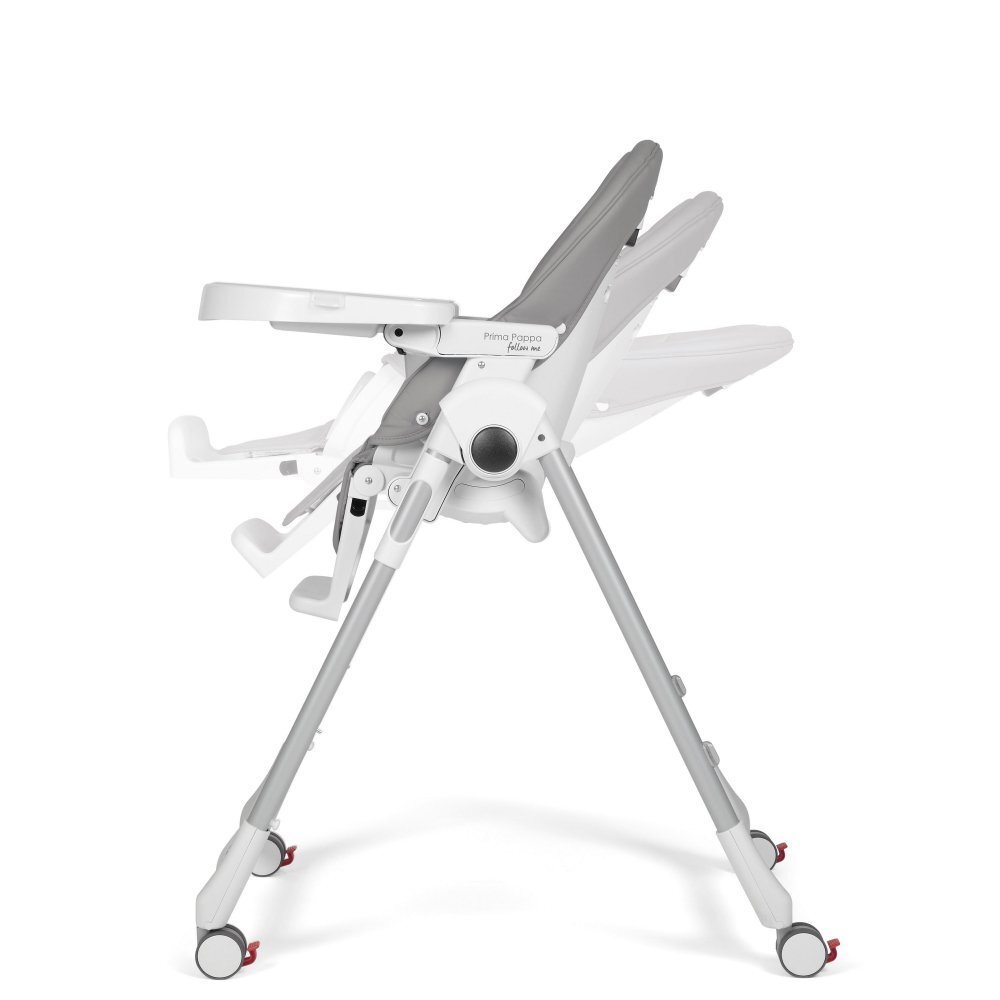 PEG-PEREGO Scaun de masa 2 in 1 Peg Perego Prima Pappa Zero Follow Me Plus 0-15 kg Gri Ice