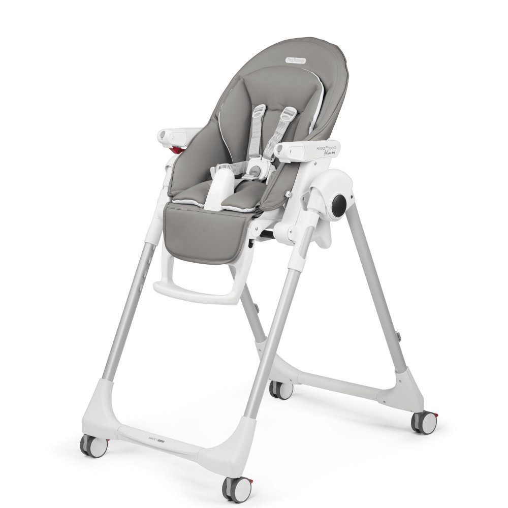PEG-PEREGO Scaun de masa 2 in 1 Peg Perego Prima Pappa Zero Follow Me Plus 0-15 kg Gri Ice