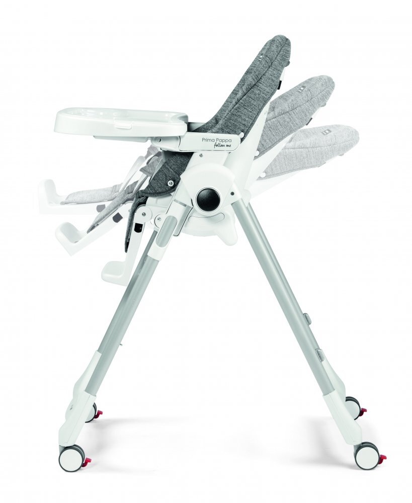 PEG-PEREGO Scaun de masa 2 in 1 Peg Perego Prima Pappa Zero Follow Me WonderGrey 0 - 15 kg