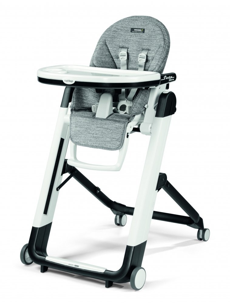 PEG-PEREGO Scaun de masa 2 in 1 Peg Perego Siesta Follow Me Wonder Grey 0-15 kg