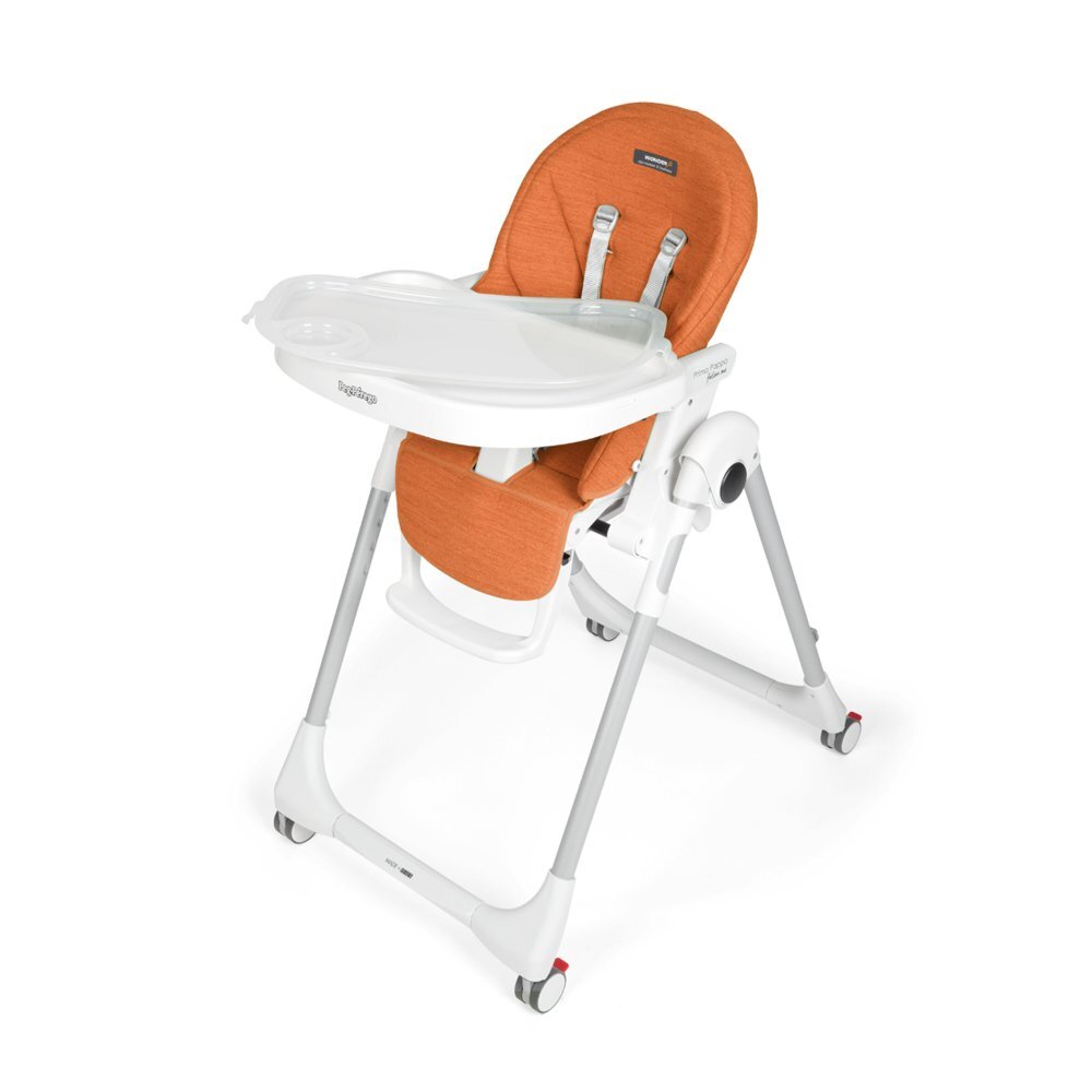 PEG-PEREGO Scaun de masa 2 in 1 prima Pappa Zero Follow Me 0-15 Kg wonder orange portocaliu Peg Perego