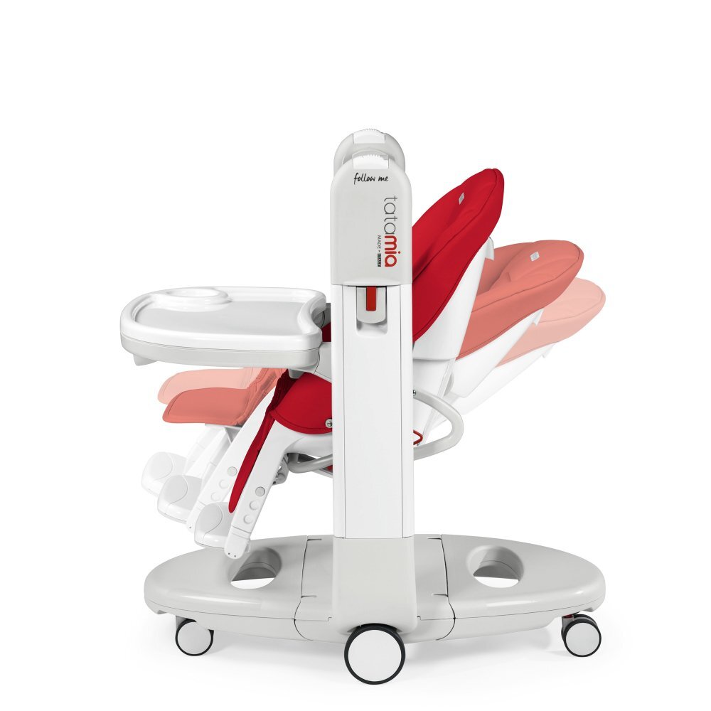 PEG-PEREGO Scaun de masa 3 in 1 Peg Perego Tatamia Follow Me 0-15 Kg Fragola Visiniu